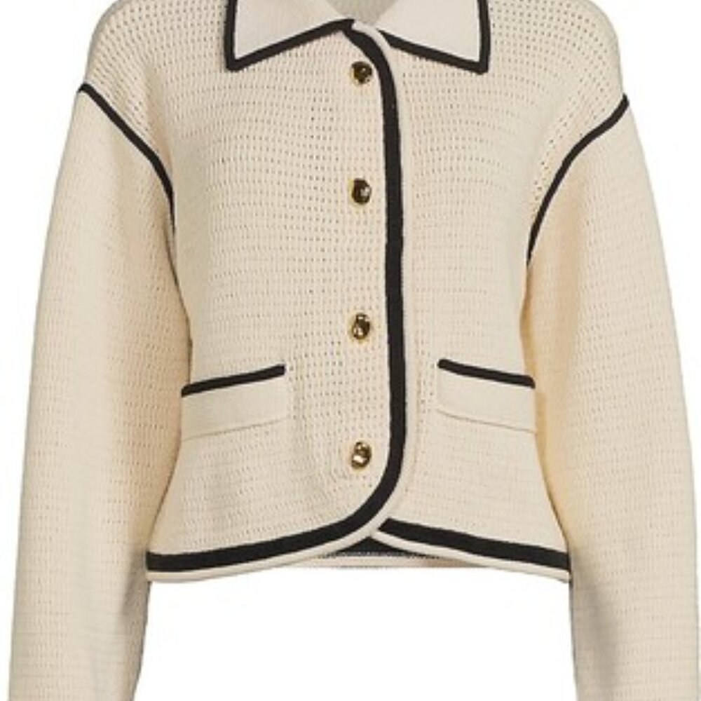 Tanya Taylor Indra Dropped Shoulder Cardigan | Sz L